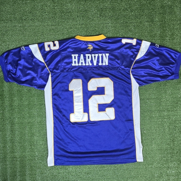 MINNESOTA VIKINGS PERCY HARVIN #12 NFL EQUI. ONFIELD REEBOK UNISEX JERSEY - Picture 7 of 12